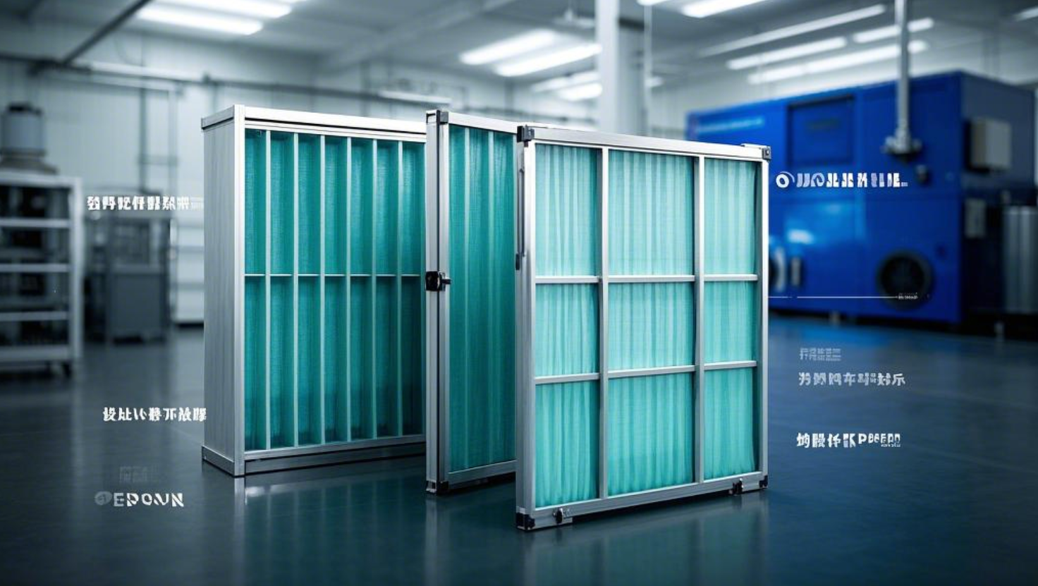 glass pleated panel filter