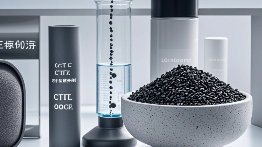 What is the CTC test for activated carbon?