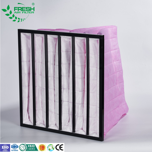 FRS-DS6P-P-F8-E1 85% Efficiency F8 Nonwoven Fabric Air Pocket Filter