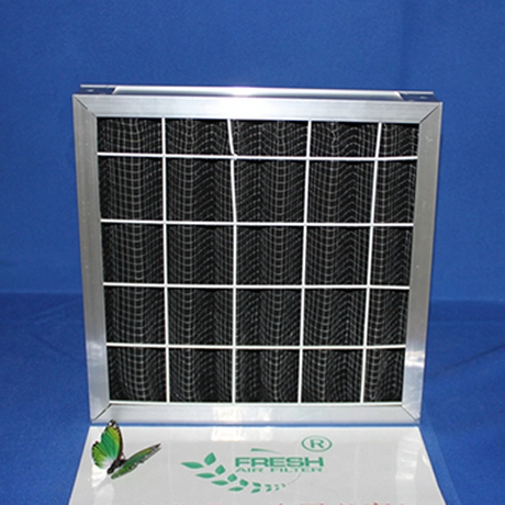 FRS-ACZD-A1-G4-E0 Odor Removal Activated Carbon Pleated Pre Air Filter