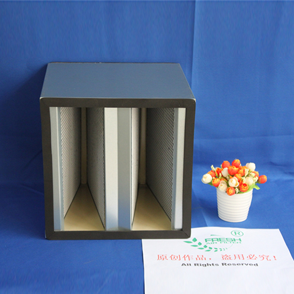 V-Type Activated Carbon Combined Air Filter