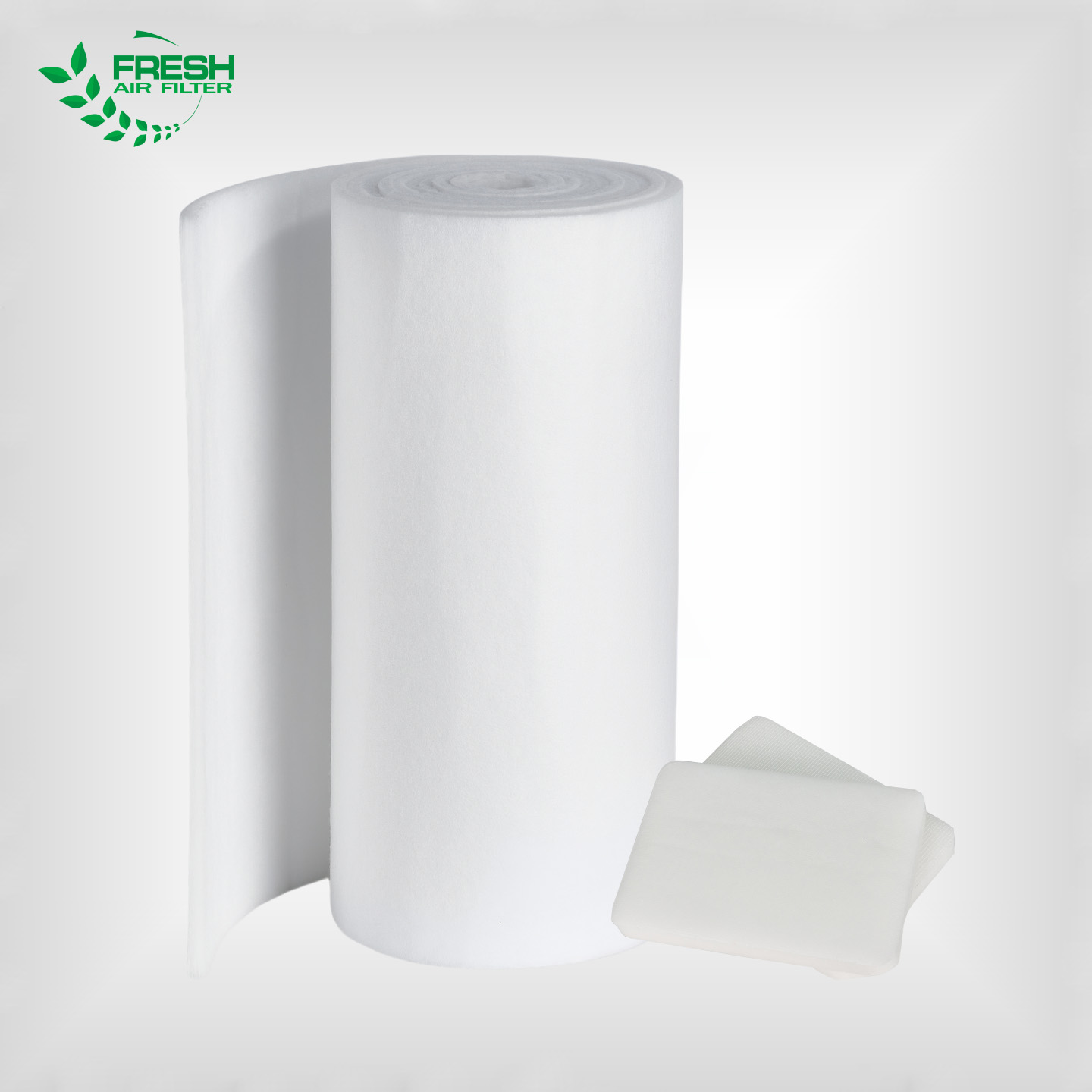 FRS-30 Coarse Air Pre‑Filter Media, Polyester Filter Cotton Blue‑White / Green‑White / Orange‑White Rolls