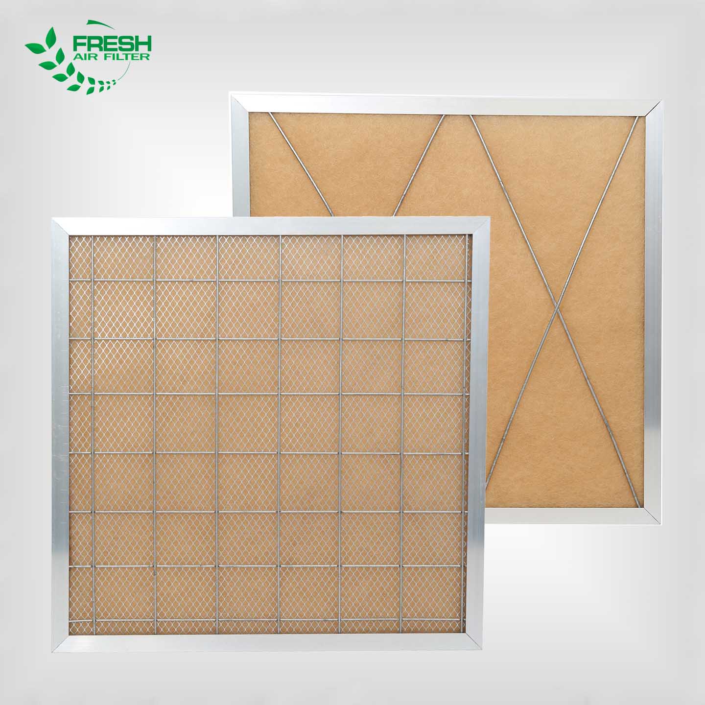 Flat Panel Pre-filter for HVAC Ventilation