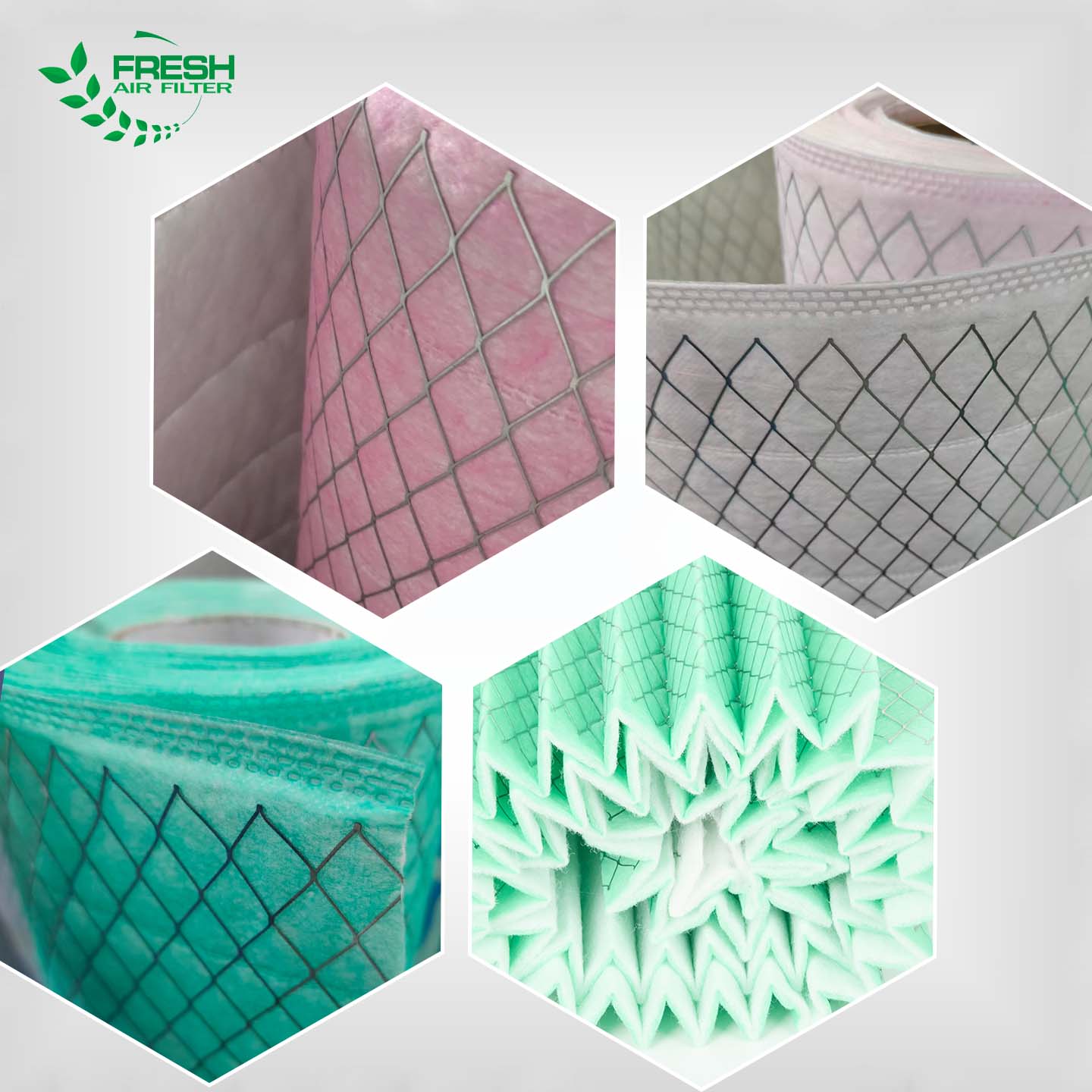 Laminated Mesh Pre‑filter Roll for Pleated Air Panel Filter