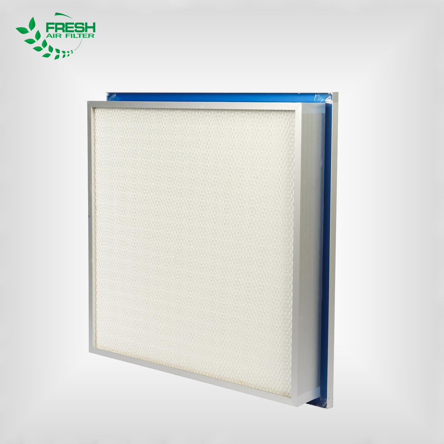 H13 Gel Seal Mini-Pleat HEPA Filter For Cleanroom HVAC