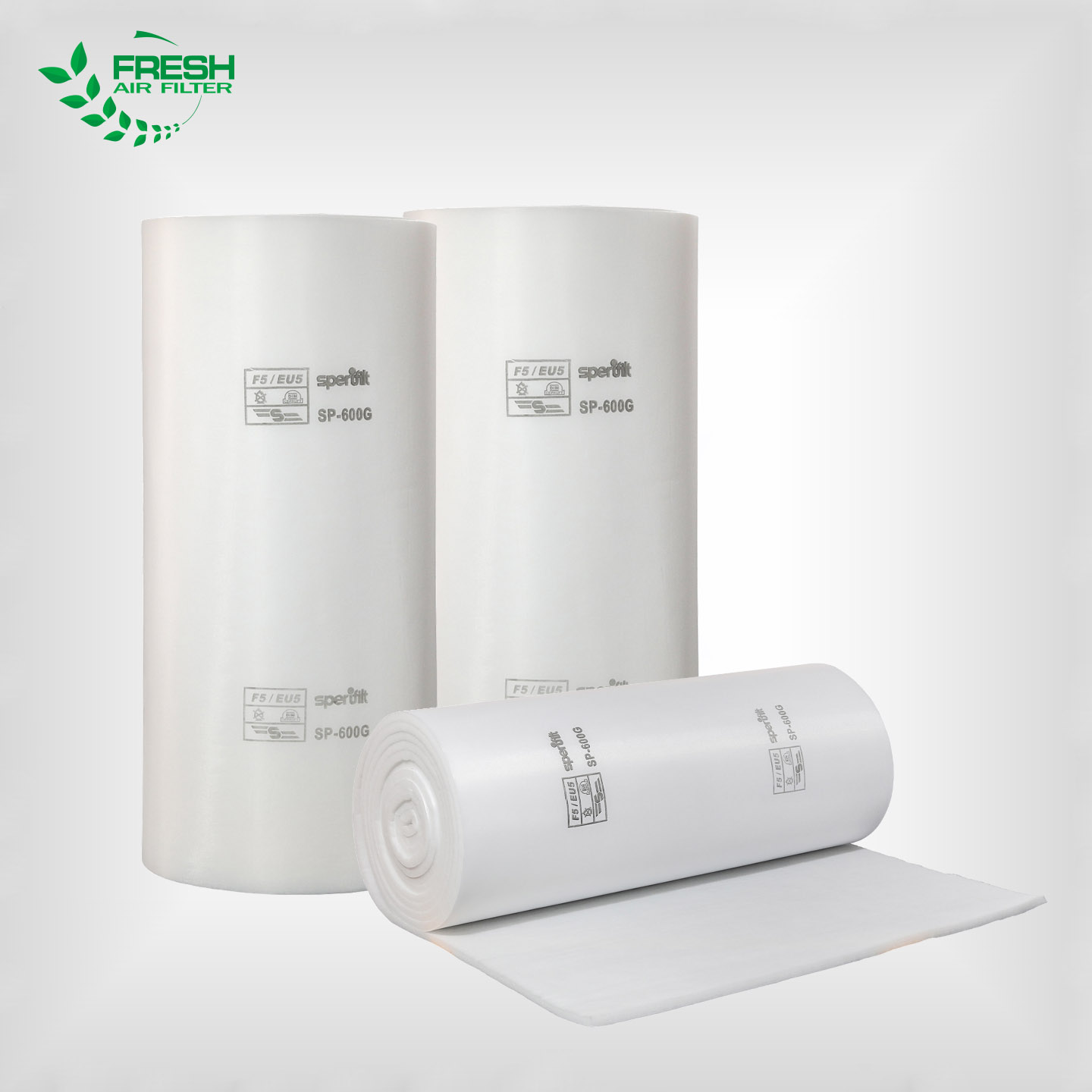 FRS‑600G F5 High Dust Holding Paint Booth Ceiling Filter Media