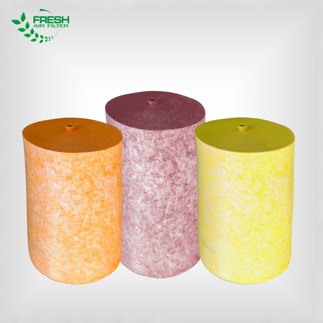 F5-F9 Fiberglass Filter Media Roll for Bag Filter Production