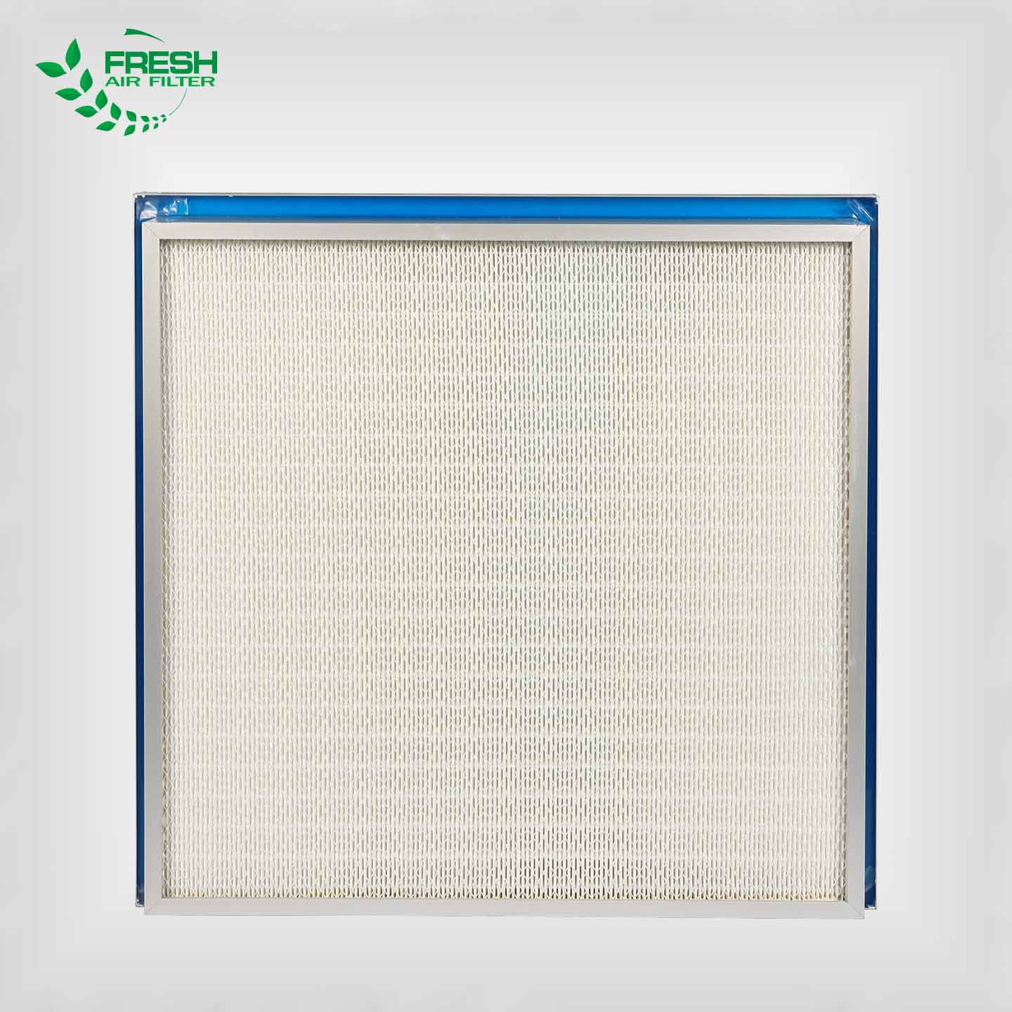 H13 Gel Seal Mini-Pleat HEPA Filter For Cleanroom HVAC