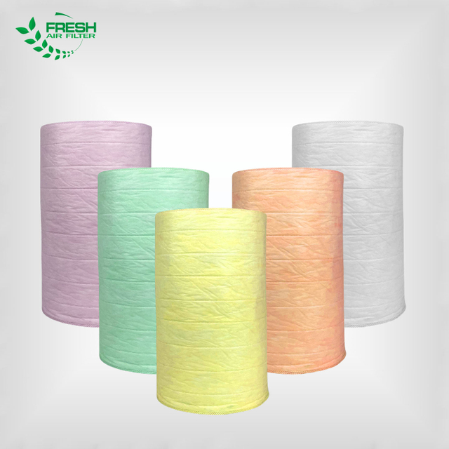 G4~F9 Multi‑layer Non‑woven Filter Roll for Bag & Pleated Panel Filters